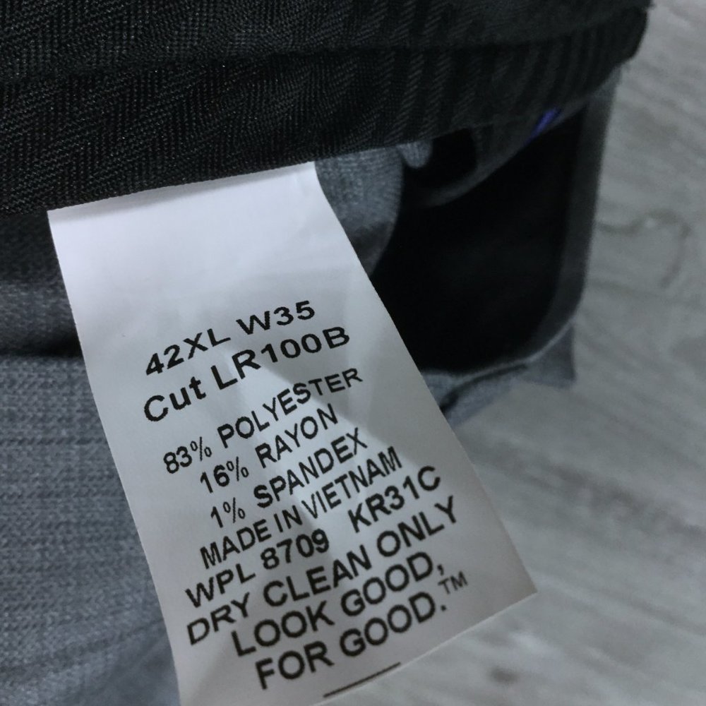 Kenneth Cole MODERN-FIT STRAIGHT LEG SUIT PANT - Picture 4 of 5
